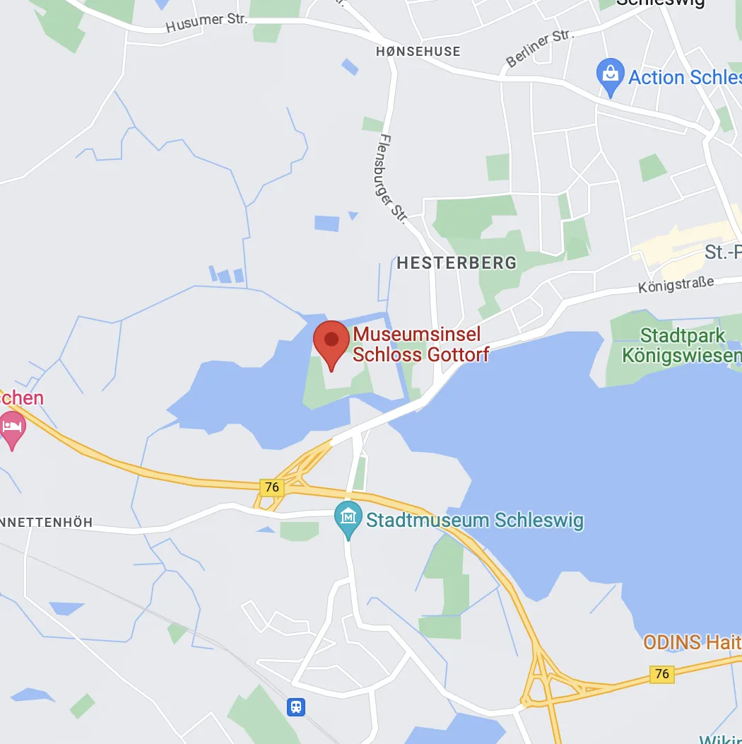 Karte Schloss Gottorf
